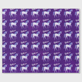 Geloof in unicorn in pasta Waterverven Cadeaupapier (Vlak)