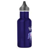 Geloof in unicorn in pasta Waterverven Waterfles (Links)