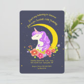 Geloof in Unicorns Invitation Kaart (Staand voorkant)