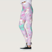 Geloof in Unicorns roze Leggings (Links)