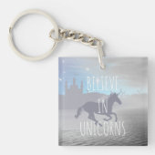 Geloof in Unicorns Sleutelhanger (Voorkant)