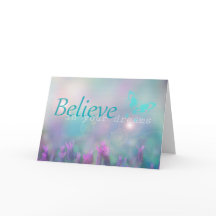 Geloof in uw Dromen, Inspirerend Kaart