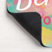 Geloof in uw eigen Abstracte Waterverf van het Cit Muismat (Hoek)