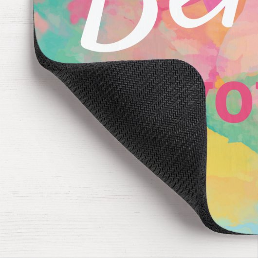 Geloof in uw eigen Abstracte Waterverf van het Cit Muismat (Hoek)