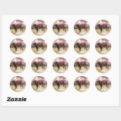 Geloof in uw eigen hond ronde sticker (Vel)