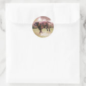 Geloof in uw eigen hond ronde sticker (Tas)