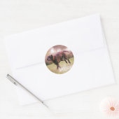 Geloof in uw eigen hond ronde sticker (Envelop)