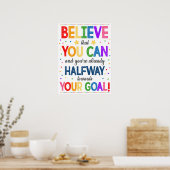 Geloof in uw eigen klaslokaal Poster (Keuken)