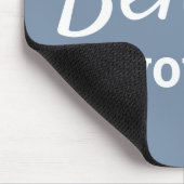 Geloof in uw eigen offerte: Chic Blue & White Muismat (Hoek)