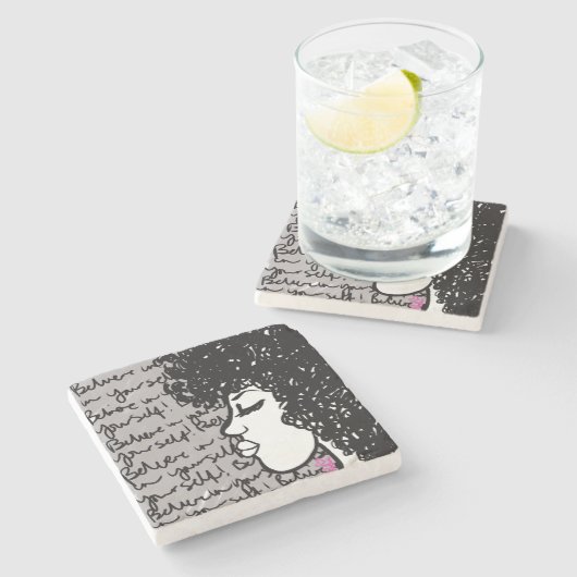 Geloof in uw eigen Onderzetter (Zijkant)