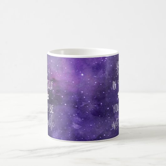 Geloof in uw eigen prijsopgave koffiemok (Center)