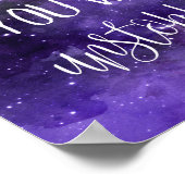 Geloof in uw eigen prijsopgave poster (Hoek)