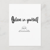 Geloof in uw eigen tekst en Afbeelding Briefkaart (Voorkant)