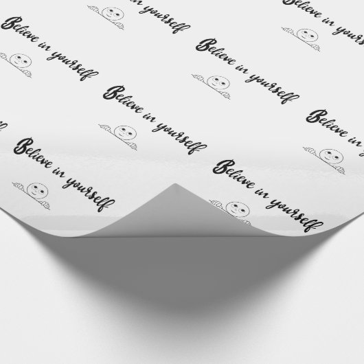 Geloof in uw eigen tekst en Afbeelding Cadeaupapier (Hoek)