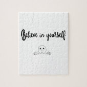 Geloof in uw eigen tekst en Afbeelding Legpuzzel (Verticaal)