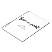 Geloof in uw eigen tekst en Afbeelding Notitieboek (Linkerzijde)