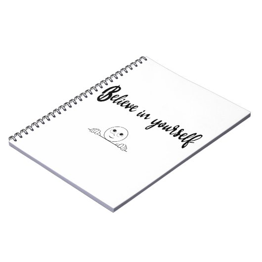 Geloof in uw eigen tekst en Afbeelding Notitieboek (Linkerzijde)