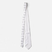 Geloof in uw eigen tekst en Afbeelding Stropdas (Achterkant)