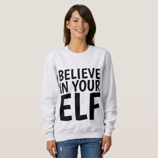 GELOOF IN UW ELF Funny T-shirts (Voorkant volledig)