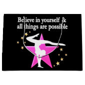 GELOOF IN UW GYMNASTISCHE DOELEN EN DREAMS LARGE CADEAUTASJE (Voorkant)