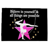 GELOOF IN UW GYMNASTISCHE DOELEN EN DREAMS LARGE CADEAUTASJE (Achterkant)