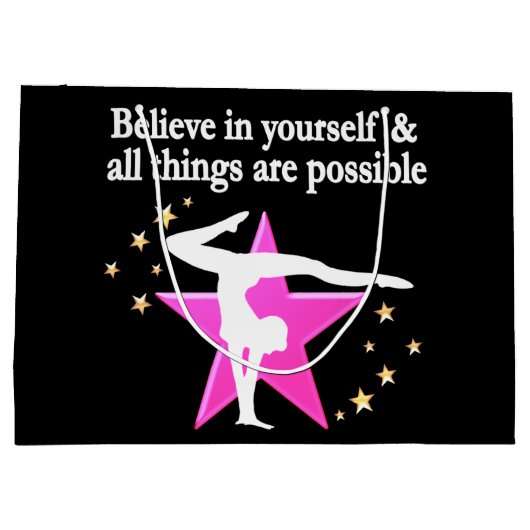 GELOOF IN UW GYMNASTISCHE DOELEN EN DREAMS LARGE CADEAUTASJE (Achterkant)