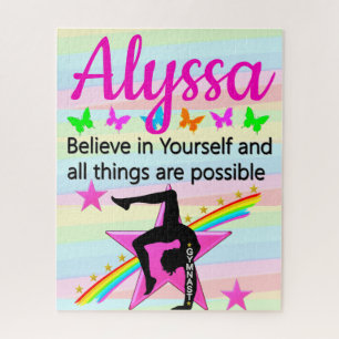 GELOOF IN UW GYMNASTISCHE ONTWERP LEGPUZZEL