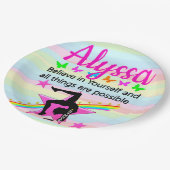 GELOOF IN UW GYMNASTISCHE ONTWERP PAPIEREN BORDJE (Gekanteld)