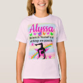 GELOOF IN UW GYMNASTISCHE ONTWERP T-SHIRT (Voorkant)