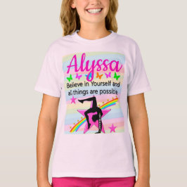 GELOOF IN UW GYMNASTISCHE ONTWERP T-SHIRT