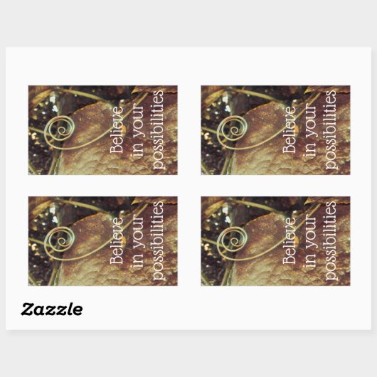 Geloof in uw mogelijkheden Stickers (Vel)