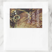 Geloof in uw mogelijkheden Stickers (Tas)