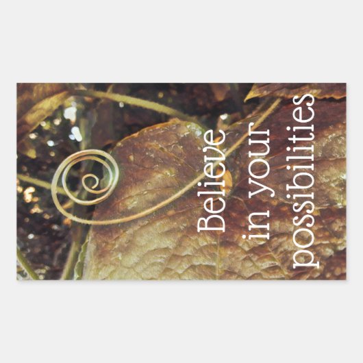 Geloof in uw mogelijkheden Stickers (Voorkant)