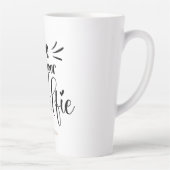Geloof in uw Selfie-naamveeg die citaat aanmoedigt Latte Mok (Rechts)
