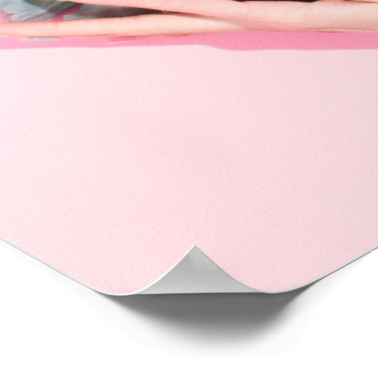 Geloof in uw zelf Inspirerend Citaat Flowers Poster (Hoek)