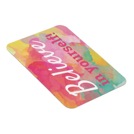 Geloof in uw zelf Inspirerend Waterverf van het Ci Magneet (Rechterzijde)