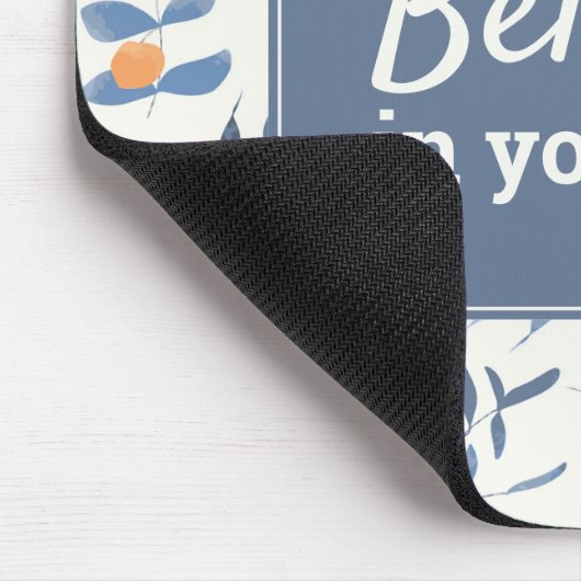 Geloof in uw zelf Inspirerend Waterverf van het Ci Muismat (Hoek)