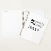 Geloof in uw zelf Motivatie offerte-planner Planner (Display)