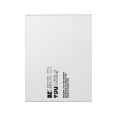 Geloof in uzelf motivatie notebooks notitieblok (Linkerzijde)