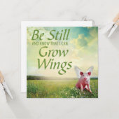 geloof in varkens kaart (Voorkant / Achterkant in situ)