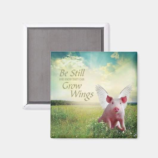 geloof in varkens magneet (Voorkant / Achterkant)