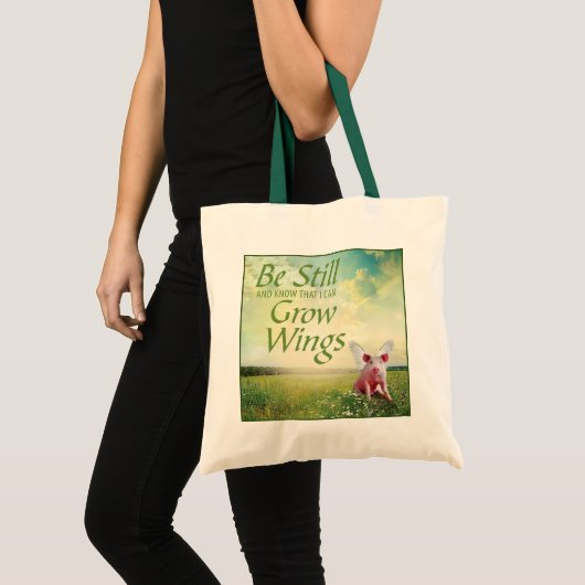 geloof in varkens tote bag (Voorkant (product))