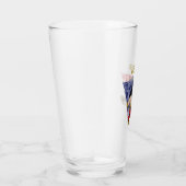 "Geloof in Wonder" Wonder Woman Lasso Comic Logo Glas (Rechts)