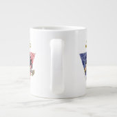 "Geloof in Wonder" Wonder Woman Lasso Comic Logo Grote Koffiekop (Achterkant)