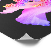 Geloof in wonderen Hibiscus flower Butterflies Poster (Hoek)