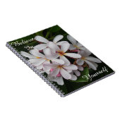Geloof in Yourself Plumeria Notitieboek (Rechterzijde)