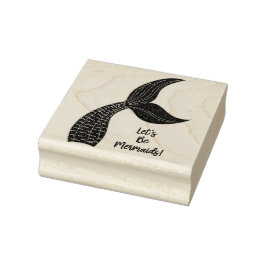 Geloof in zeemeerminnen rubberstempel