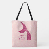 Geloof in zeemeerminnen tote bag (Achterkant)