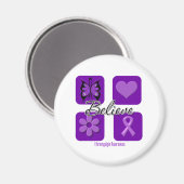 Geloof inspiratie fibromyalgie magneet (Voorkant / Achterkant)