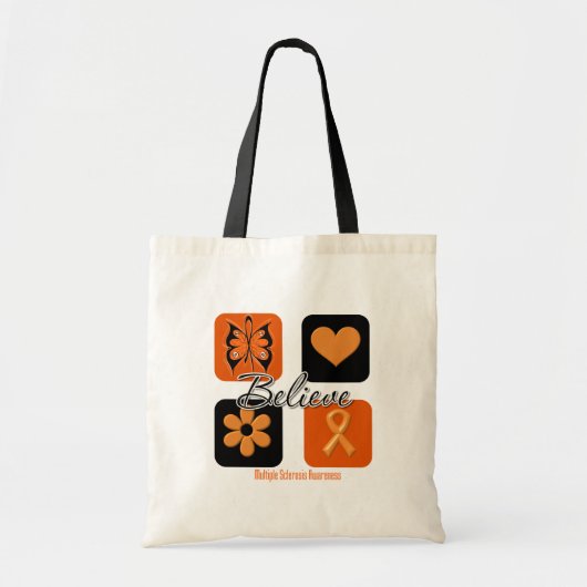 Geloof inspiratie multipele sclerose tote bag (Voorkant)